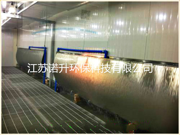 噴漆室的供風(fēng)、排風(fēng)方式等配套裝置。